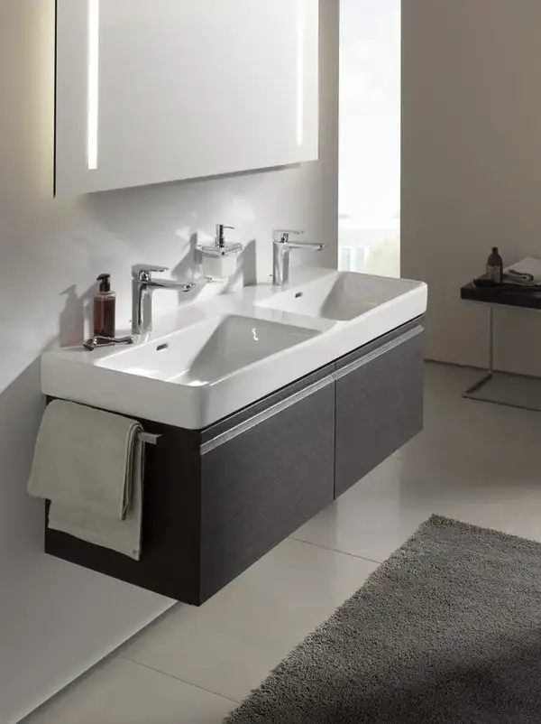 Раковина двойная Laufen Pro S 1300 х 460 мм (H8149680001041) фото 3 Aquada.com.ua