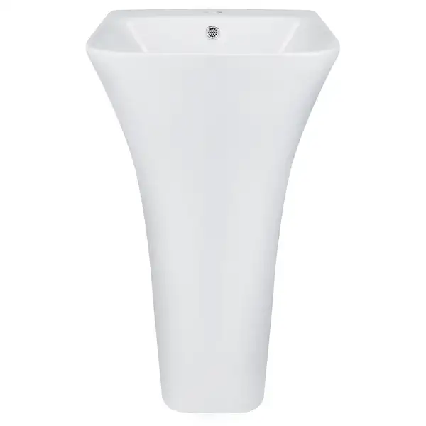 Раковина для підлоги Qtap Crow з донним клапаном QT0511G315W