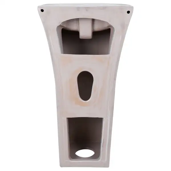 Раковина для підлоги Qtap Crow з донним клапаном QT0511G315W
