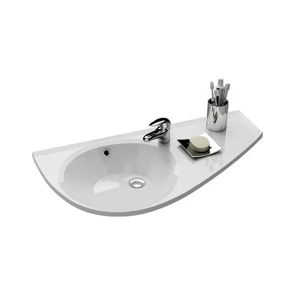 Раковина угловая Ravak Avocado Comfort 950х530х190 мм (правый вариант) (XJ9P1100000) Раковина угловая Ravak Avocado Comfort 950х530х190 мм (правый вариант) (XJ9P1100000)