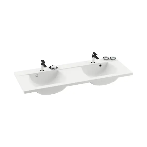 Двойная раковина Ravak Classic 1300 х 490 мм (XJD01113000) фото 1 Aquada.com.ua Двойная раковина Ravak Classic 1300 х 490 мм (XJD01113000) фото 1 Aquada.com.ua