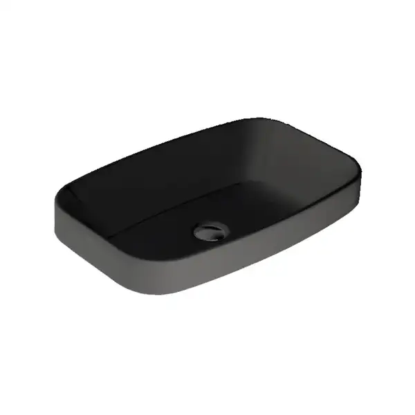 Раковина накладная на столешницу Simas Baden Baden 60 х 38 см, чёрный матовый (BB11) фото 1 Aquada.com.ua Раковина накладная на столешницу Simas Baden Baden 60 х 38 см, чёрный матовый (BB11) фото 1 Aquada.com.ua