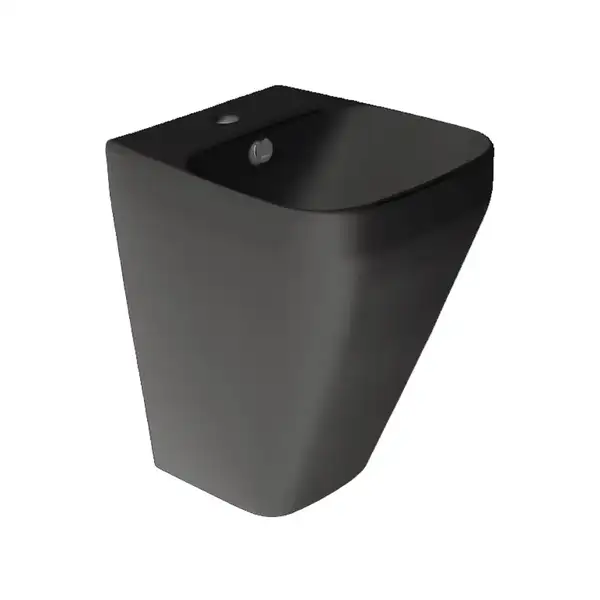 Раковина подвесная Simas Baden Baden 45 х 40 см, чёрный матовый (BB13F87) фото 1 Aquada.com.ua
