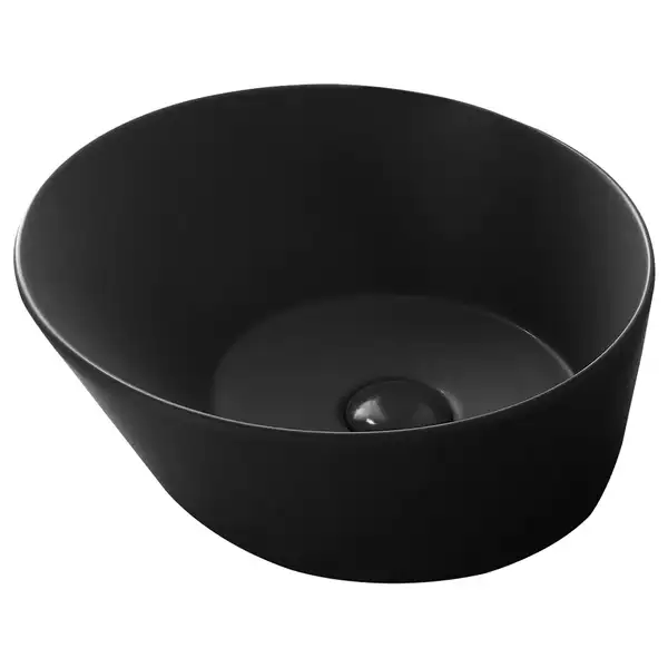 Раковина накладная на столешницу Simas Wave Ø 42 см, nero matt (WA 01 nero matt) фото 1 Aquada.com.ua Раковина накладная на столешницу Simas Wave Ø 42 см, nero matt (WA 01 nero matt) фото 1 Aquada.com.ua