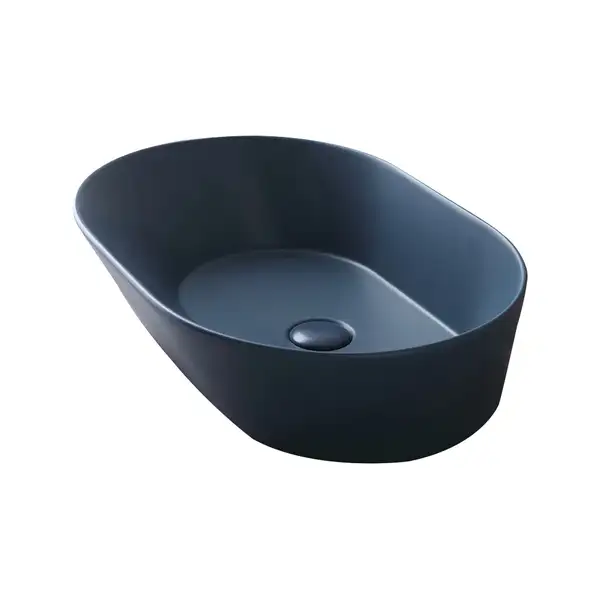 Раковина накладная на столешницу Simas Wave 60 х 42 см, navy matt (WA 02 navy matt) фото 1 Aquada.com.ua