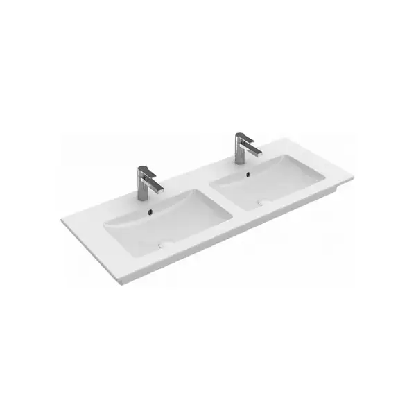 VILLEROY & BOCH Раковина двойная Villeroy-Boch Venticello 130х50 см (4111DL01) фото 1 Aquada.com.ua