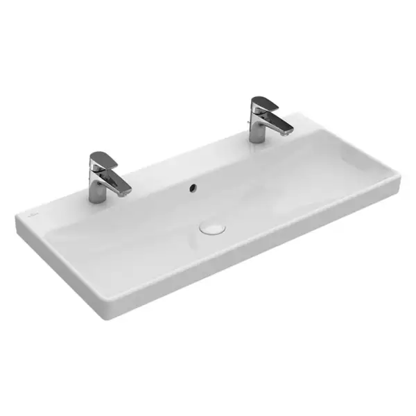 VILLEROY & BOCH AVENTO умывальник 100*47см прямоугольный на тумбу (4156A101) фото 1 Aquada.com.ua VILLEROY & BOCH AVENTO умывальник 100*47см прямоугольный на тумбу (4156A101) фото 1 Aquada.com.ua