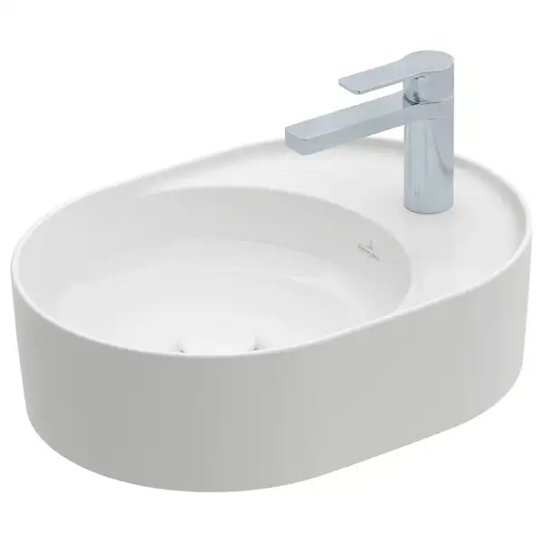 Раковина накладная на столешницу 51 х 38 см Villeroy & Boch Collaro (альпийский белый) (4A155101) фото 1 Aquada.com.ua Раковина накладная на столешницу 51 х 38 см Villeroy & Boch Collaro (альпийский белый) (4A155101) фото 1 Aquada.com.ua