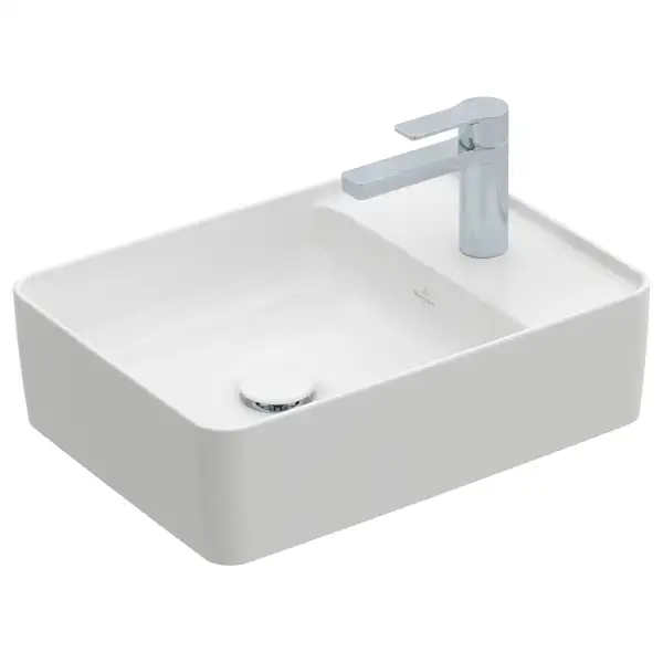 Раковина накладная на столешницу 51 х 38 см Villeroy & Boch Collaro (альпийский белый) (4A175101) фото 1 Aquada.com.ua Раковина накладная на столешницу 51 х 38 см Villeroy & Boch Collaro (альпийский белый) (4A175101) фото 1 Aquada.com.ua