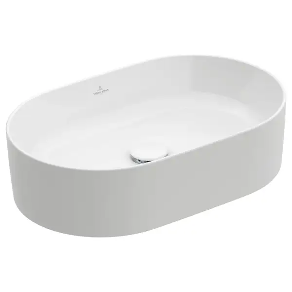 Раковина накладная на столешницу 56 х 36 см Villeroy & Boch Collaro (альпийский белый) (4A195601) фото 1 Aquada.com.ua