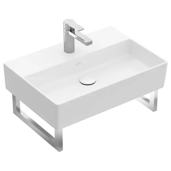 Раковина подвесная 60 х 47 см Villeroy & Boch Memento 2.0 (альпийский белый, без перелива) (4A226101) фото 1 Aquada.com.ua