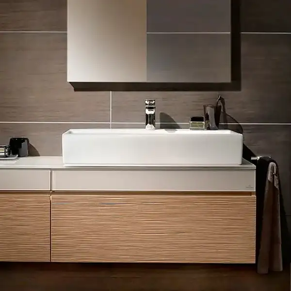 Раковина Villeroy & Boch Memento 80х47 см (шлифованный низ) (51338GR1) фото 2 Aquada.com.ua