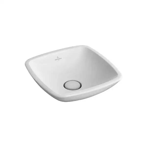 Раковина накладная на столешницу Villeroy & Boch Loop & Friends 38х38 см (51490101) фото 1 Aquada.com.ua Раковина накладная на столешницу Villeroy & Boch Loop & Friends 38х38 см (51490101) фото 1 Aquada.com.ua