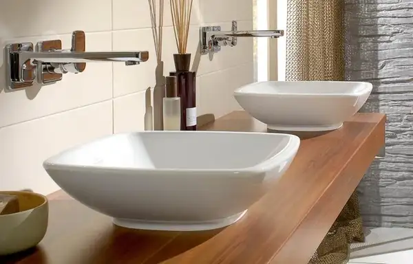 Раковина накладная на столешницу Villeroy & Boch Loop & Friends 430 х 430 мм (51491101) фото 3 Aquada.com.ua