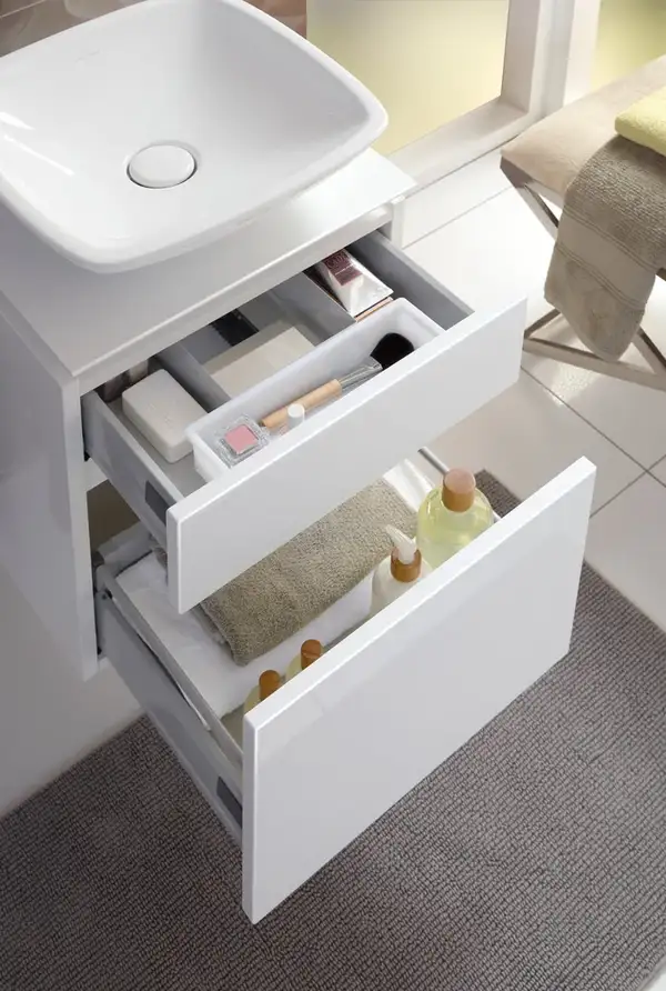 Раковина накладная на столешницу Villeroy & Boch Loop & Friends 430 х 430 мм (51491101) фото 4 Aquada.com.ua