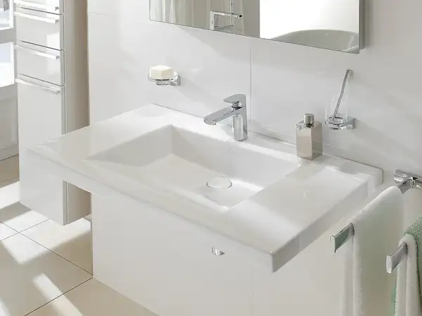 Pаковина для установки на тумбу Villeroy & Boch Metric Art 100х55 см (519511R1) фото 3 Aquada.com.ua Pаковина для установки на тумбу Villeroy & Boch Metric Art 100х55 см (519511R1) фото 3 Aquada.com.ua