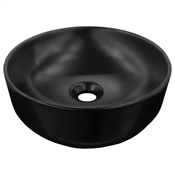 VOLLE умывальник 35,5*35,5*12,5см, накладной, круглый, матовый черный (13-01MBlack-040) фото 1 Aquada.com.ua VOLLE умывальник 35,5*35,5*12,5см, накладной, круглый, матовый черный (13-01MBlack-040) фото 1 Aquada.com.ua