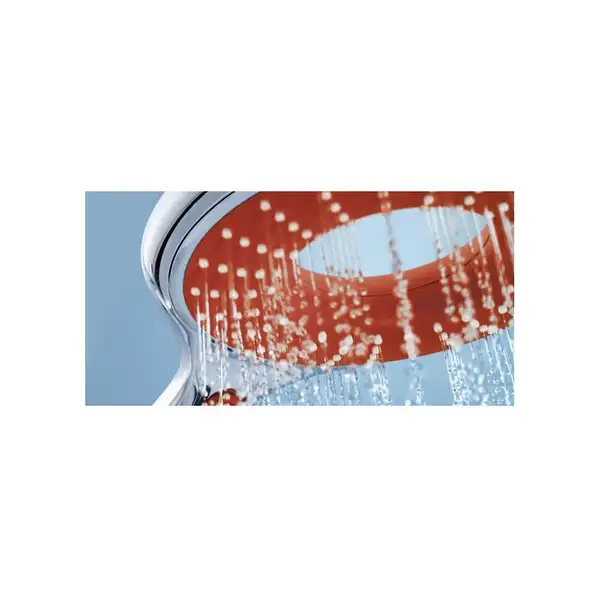 Лейка для душа Grohe Rainshower Icon (хром/красный), 2 вида струи (27443000) фото 5 Aquada.com.ua