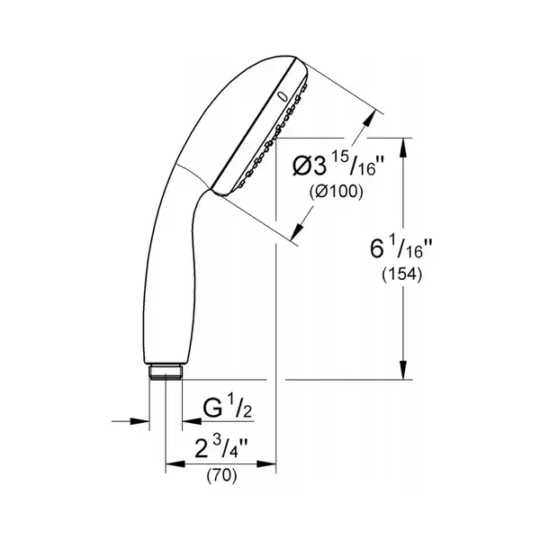 Ручний душ Grohe Tempesta 100, хром (27597001) Ручний душ Grohe Tempesta 100, хром (27597001)