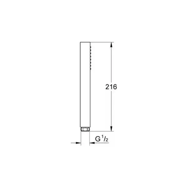 Ручний душ Grohe Euphoria Cube Stick, хром (27698000) Ручний душ Grohe Euphoria Cube Stick, хром (27698000)