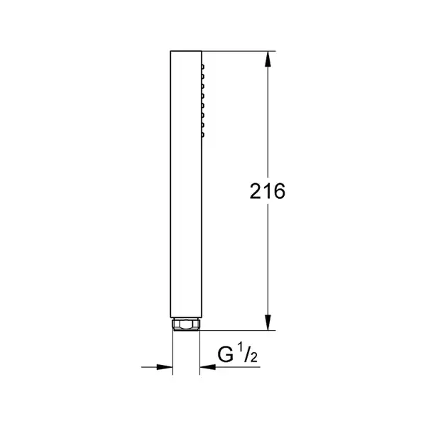 Ручний душ Grohe Euphoria Cube Stick, хром (27698000) Ручний душ Grohe Euphoria Cube Stick, хром (27698000)