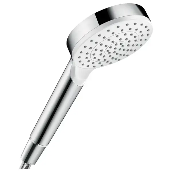 Лейка для душа Hansgrohe Crometta Green (цвет - хром/белый), 1 вид струи (26334400) фото 1 Aquada.com.ua