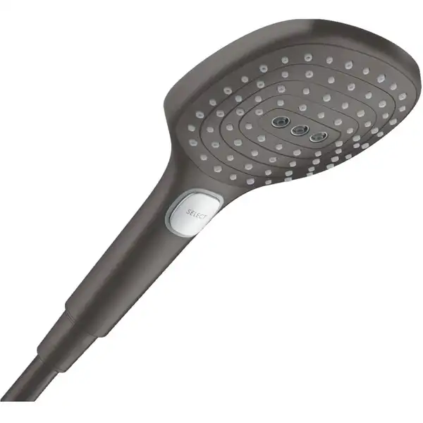 Ручний душ Hansgrohe Raindance Select E 120 3jet, brushed black (26520340) Ручний душ Hansgrohe Raindance Select E 120 3jet, brushed black (26520340)