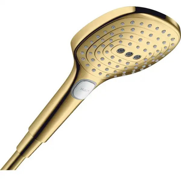 Ручний душ Hansgrohe Raindance Select E 120 3jet, polished gold optic (26520990) Ручний душ Hansgrohe Raindance Select E 120 3jet, polished gold optic (26520990)
