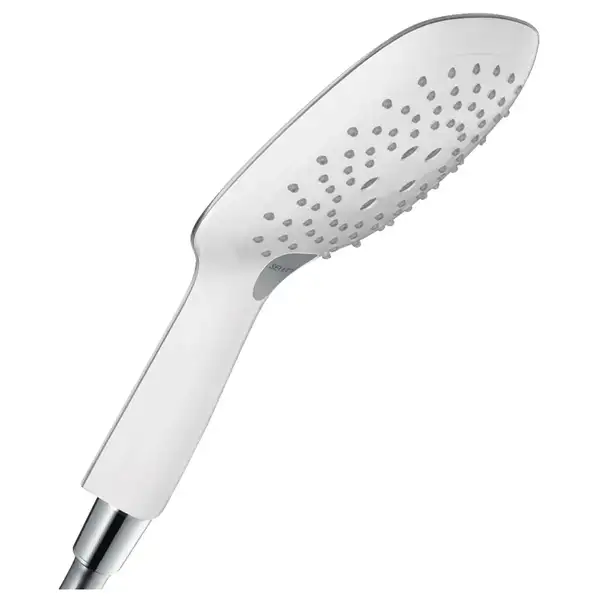 HANSGROHE Лейка для душа Raindance Select E 150 (цвет - хром/белый), 3 вида струи (26550400) фото 1 Aquada.com.ua HANSGROHE Лейка для душа Raindance Select E 150 (цвет - хром/белый), 3 вида струи (26550400) фото 1 Aquada.com.ua