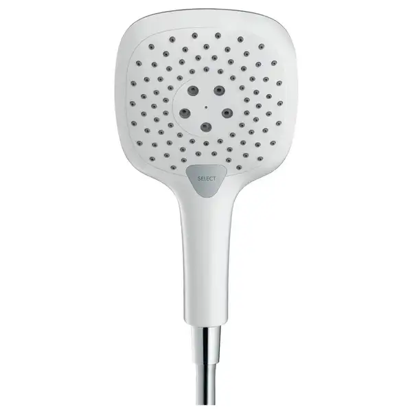 HANSGROHE Лейка для душа Raindance Select E 150 (цвет - хром/белый), 3 вида струи (26550400) фото 2 Aquada.com.ua HANSGROHE Лейка для душа Raindance Select E 150 (цвет - хром/белый), 3 вида струи (26550400) фото 2 Aquada.com.ua