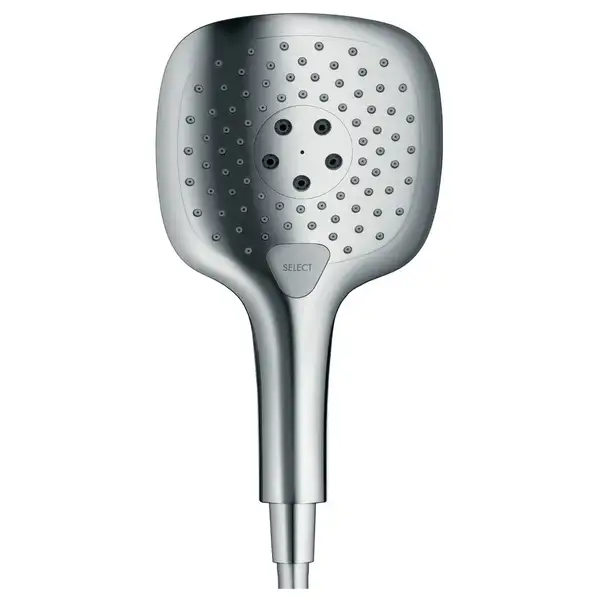 Лейка для душа Hansgrohe Raindance Select E 150 EcoSmart (цвет - хром), 3 вида струи (26551000) фото 2 Aquada.com.ua