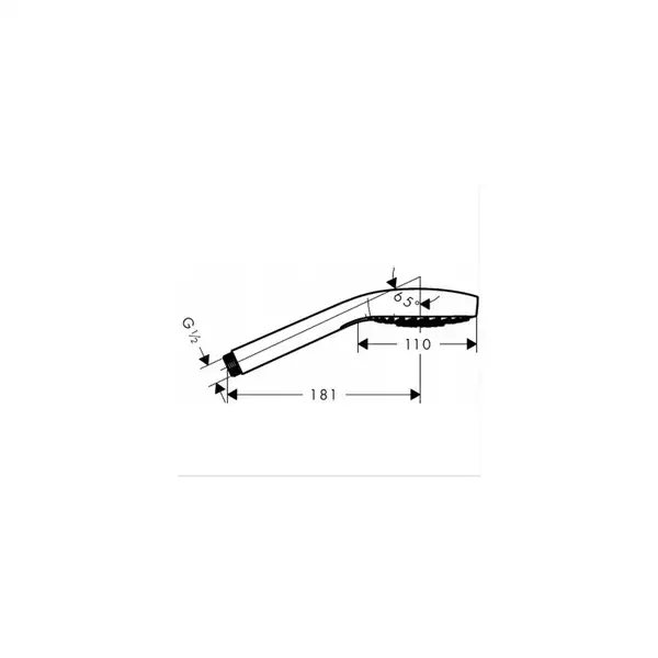 HANSGROHE Ручной душ MySelect S 1jet Eco (26639400) фото 2 Aquada.com.ua