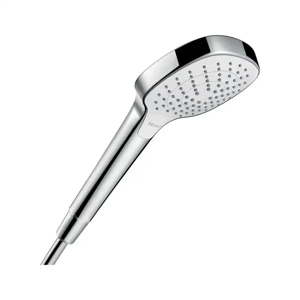 Ручний душ Hansgrohe Croma Select E 110 Vario, білий / хром (26812400) Ручний душ Hansgrohe Croma Select E 110 Vario, білий / хром (26812400)