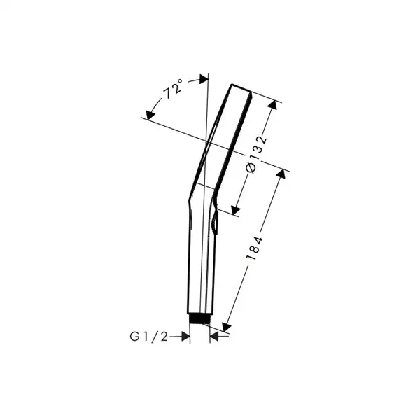 Лейка для душа Hansgrohe Rainfinity (цвет - матовый чёрный хром), 3 вида струи (26864340) фото 3 Aquada.com.ua Лейка для душа Hansgrohe Rainfinity (цвет - матовый чёрный хром), 3 вида струи (26864340) фото 3 Aquada.com.ua