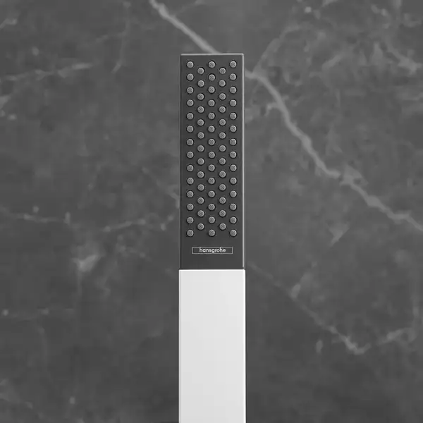 Лейка для душа "палочка" Hansgrohe Rainfinity (цвет - белый матовый/чёрный), 1 вид струи (26866700) фото 4 Aquada.com.ua Лейка для душа "палочка" Hansgrohe Rainfinity (цвет - белый матовый/чёрный), 1 вид струи (26866700) фото 4 Aquada.com.ua