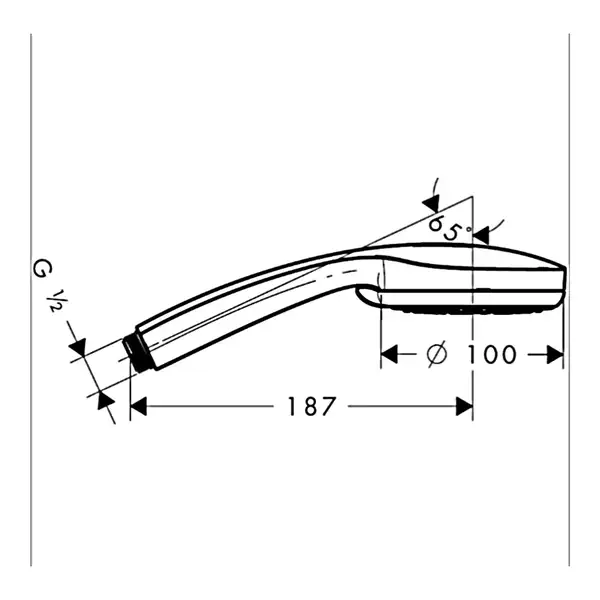 Ручний душ Hansgrohe Croma 100 Vario EcoSmart 9 л / хв, хром (28537000) Ручний душ Hansgrohe Croma 100 Vario EcoSmart 9 л / хв, хром (28537000)