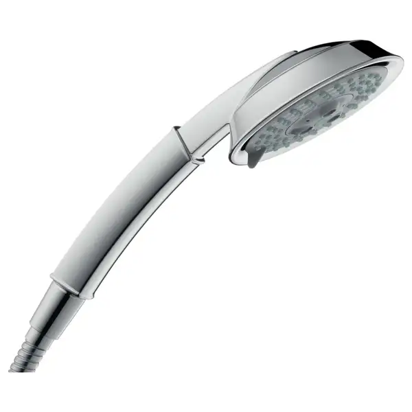 Лейка для душа Hansgrohe Raindance Classic 100 (цвет - хром), 3 вида струи (28548000) фото 1 Aquada.com.ua