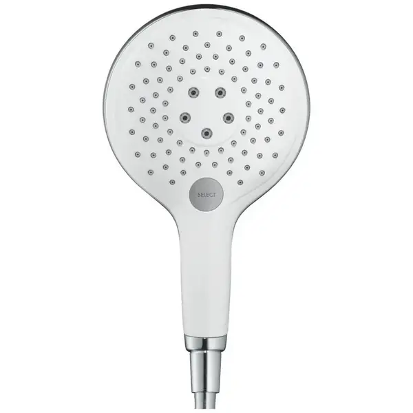 Ручний душ Hansgrohe Raindance Select S 150 3jet EcoSmart, White/Chrome (28588400) Ручний душ Hansgrohe Raindance Select S 150 3jet EcoSmart, White/Chrome (28588400)