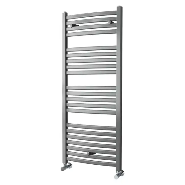 Сушарка рушників водяна Qtap Dias (SIL) P21 1200x500 HY (QTDIASSILP211200500HY) фото 1 Aquada.com.ua