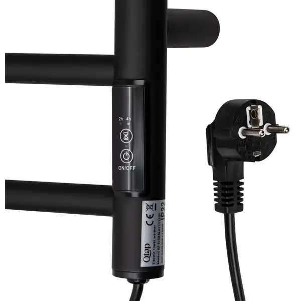 Сушарка рушників електрична Qtap Evia 11120R BLA (QTEVIBLA11120R) фото 4 Aquada.com.ua Сушарка рушників електрична Qtap Evia 11120R BLA (QTEVIBLA11120R) фото 4 Aquada.com.ua