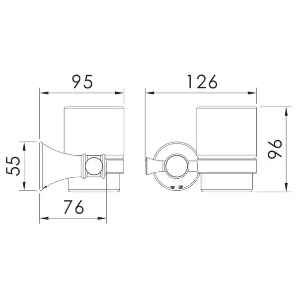Стакан для зубных щёток Imprese Podzima ledove (ZMK01170123) фото 3 Aquada.com.ua Стакан для зубных щёток Imprese Podzima ledove (ZMK01170123) фото 3 Aquada.com.ua