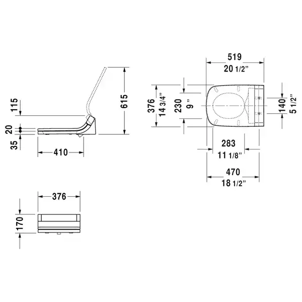 Сиденье для унитаза функицей биде Duravit SensoWash® Starck C (610200002000300) фото 2 Aquada.com.ua Сиденье для унитаза функицей биде Duravit SensoWash® Starck C (610200002000300) фото 2 Aquada.com.ua