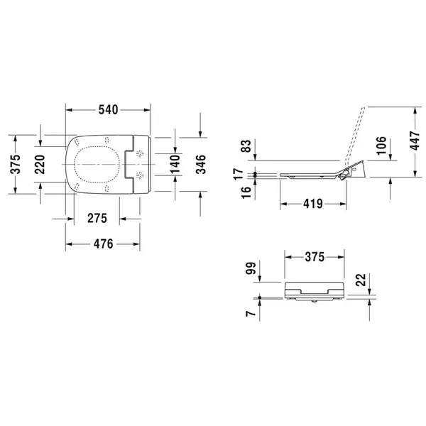 Крышка-биде Duravit SensoWash Slim для DuraStyle (611200002000300) фото 4 Aquada.com.ua Крышка-биде Duravit SensoWash Slim для DuraStyle (611200002000300) фото 4 Aquada.com.ua