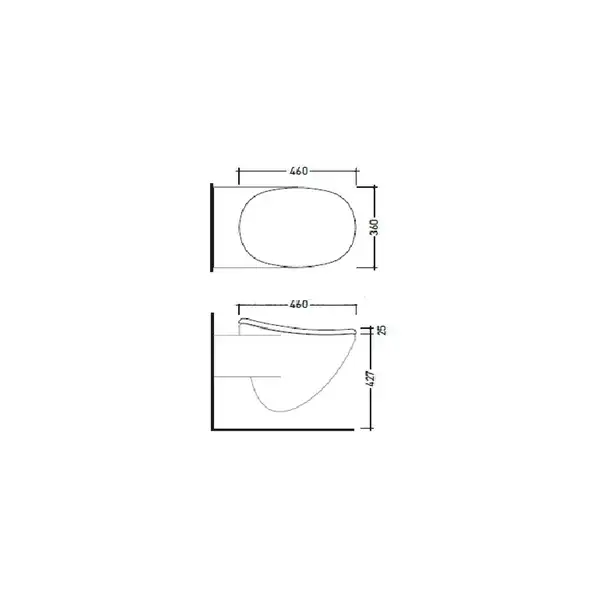 Сиденье для унитаза Flaminia Io IOCW03 белое (IOCW03) фото 2 Aquada.com.ua