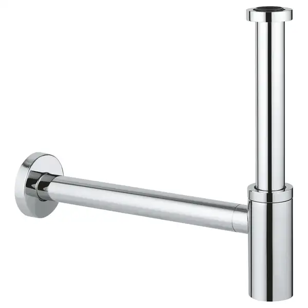 Сифон для раковини GROHE 28912000 без випуску (під донний клапан) без ревізії (Колір хром) 1 1/4''