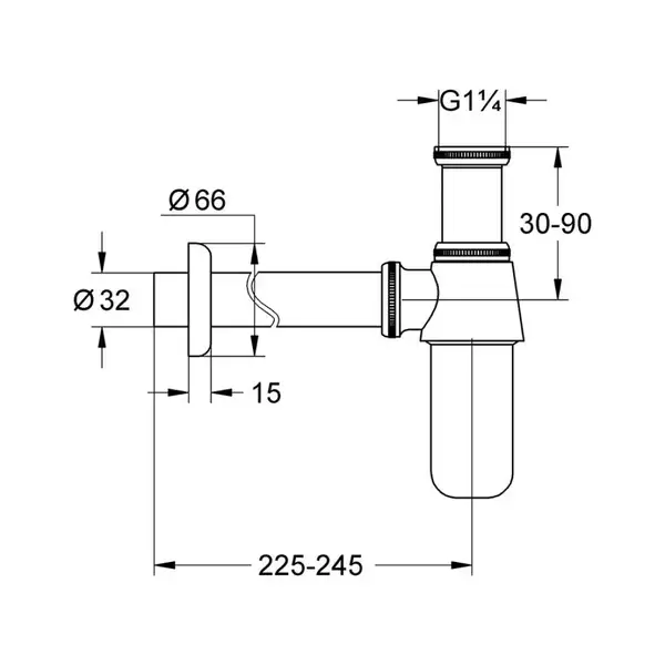 Сифон для умивальника Grohe (28920000)