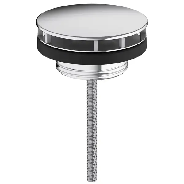 Зливний вентиль Hansgrohe з фіксованою кришкою для умивальника, хром (50001000) Зливний вентиль Hansgrohe з фіксованою кришкою для умивальника, хром (50001000)