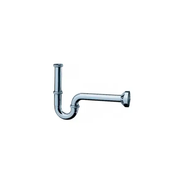 Сифон трубчатый для раковины Hansgrohe Flowstar (цвет - хром) (53010000) фото 1 Aquada.com.ua
