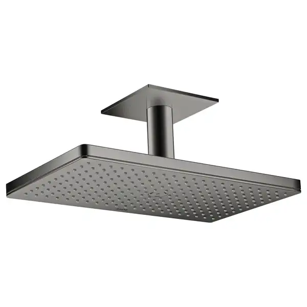 Верхний душ 460 х 300 мм Axor ShowerSolutions (цвет - полированный чёрный хром), 1 вид струи (35277330) фото 1 Aquada.com.ua