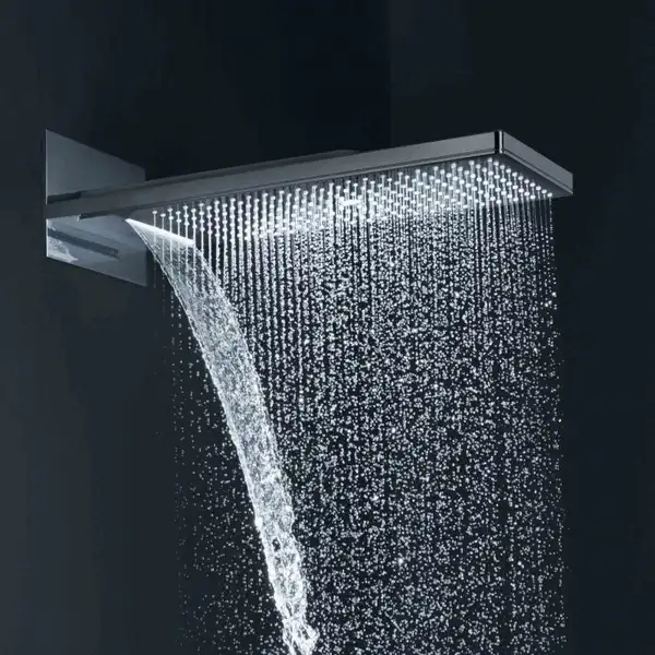 Верхний душ 580 х 250 мм Axor ShowerSolutions (цвет - хром), 3 вида струи (35283000) фото 3 Aquada.com.ua Верхний душ 580 х 250 мм Axor ShowerSolutions (цвет - хром), 3 вида струи (35283000) фото 3 Aquada.com.ua